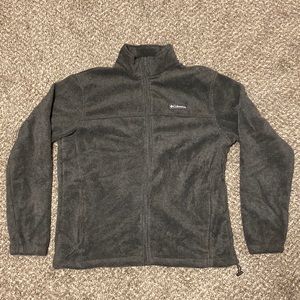 Gray,Columbia full zip up,large,mens